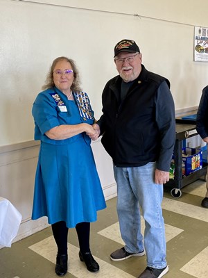 Honorary Partner ceremony for CA VVA Chapter 223 by the CA Chief Solano Chapter NSDAR.